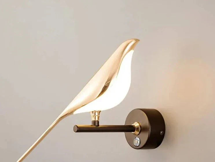 Lampe Murale Oiseaux Lumineuse | Éclairage Chalet Chaleureux