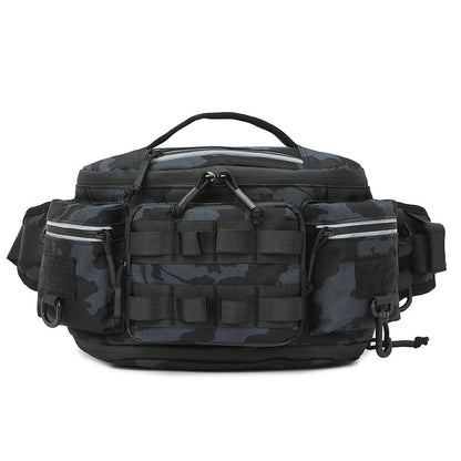 Sac Banane Homme Compact Multi-Poches Style Tactique 9