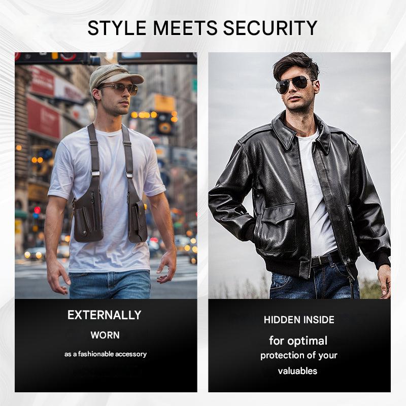 Sac Bandoulière Homme Multifonctionnel Pratique et Léger 3