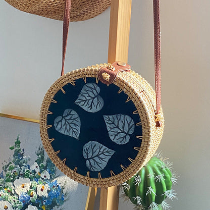 Sac Panier Rond Femme Design Artistique 3