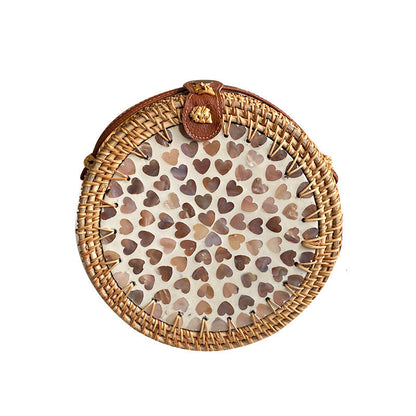 Sac Panier Rond Femme Design Artistique 5