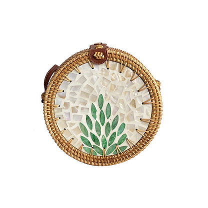 Sac Panier Rond Femme Design Artistique 6