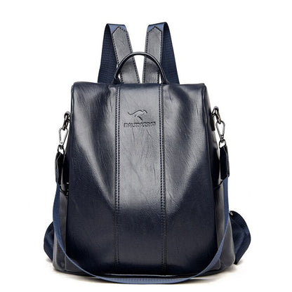 Sac à dos Femme Cuir Antivol Style Vintage Classique