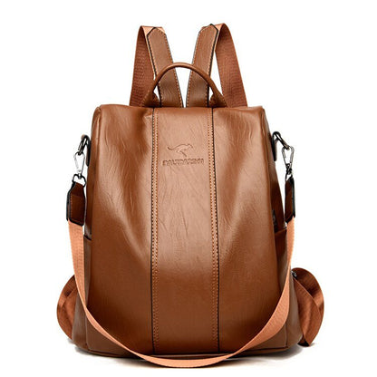 Sac à dos Femme Cuir Antivol Style Vintage Classique