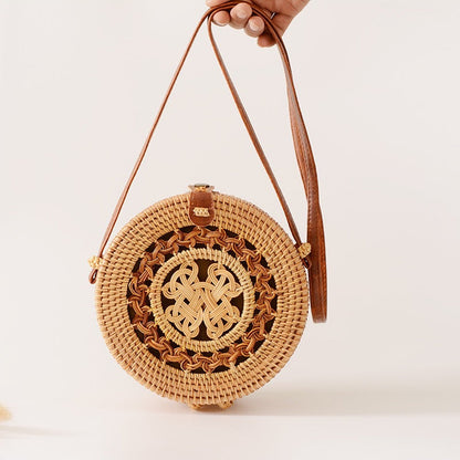 Sac à Main Femme Tissé Élégant avec Bandoulière Résistante 5