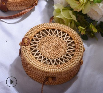 Sac à Main Femme Tissé Élégant avec Bandoulière Résistante 6
