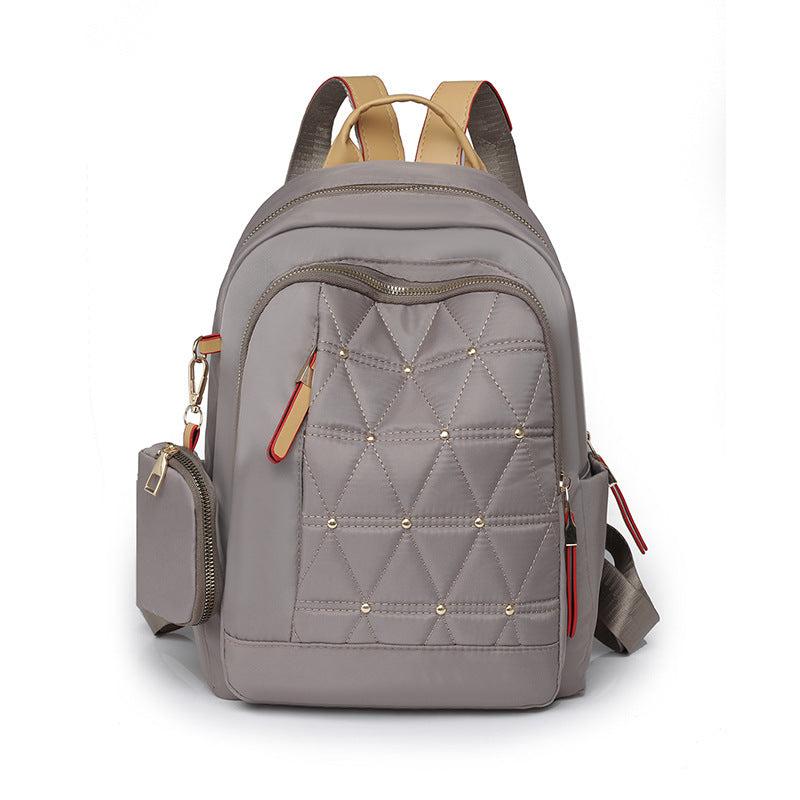 Sac à dos Femme Matelassé Multi-poches Fonctionnel - Foivo
