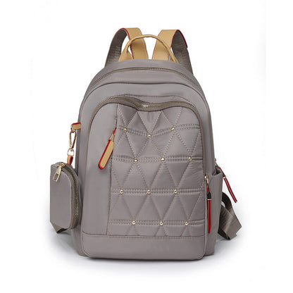 Sac à dos Femme Matelassé Multi-poches Fonctionnel - Foivo