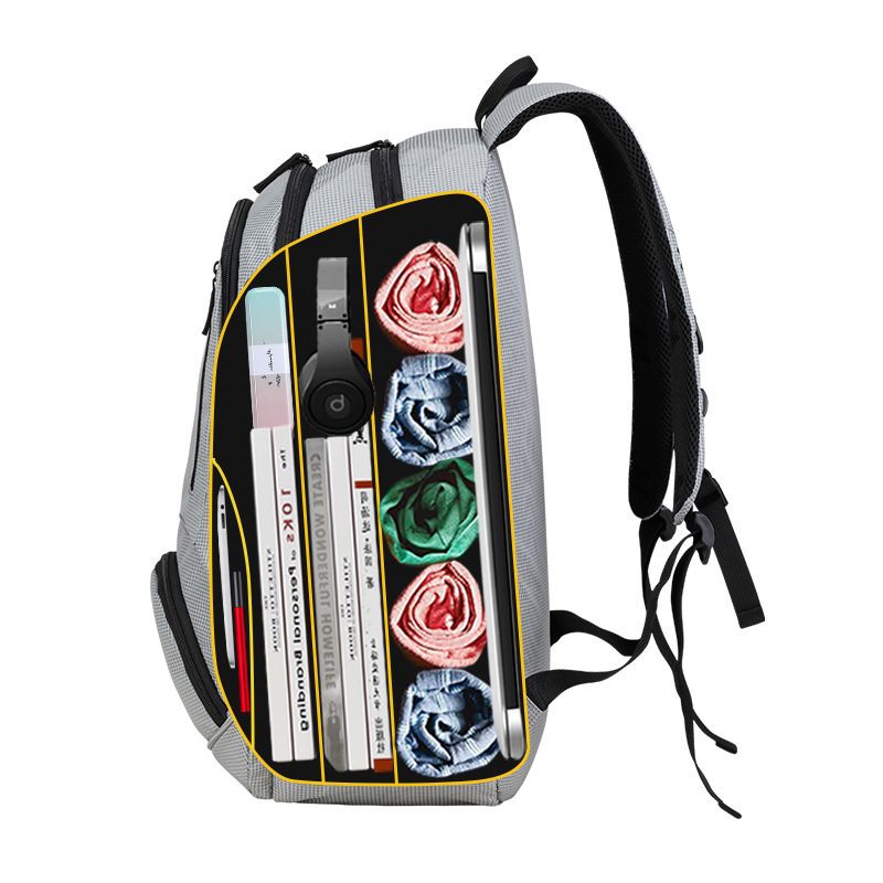 Sac à dos homme avec grand espace de rangement et organisation intelligente 2
