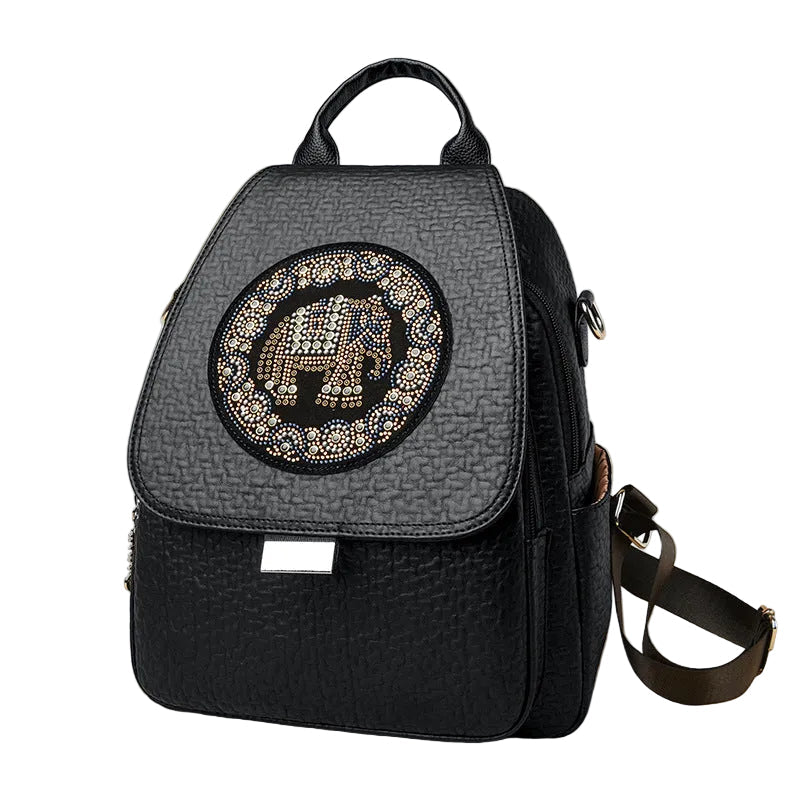 Sac à dos Femme Synthétique Détails Décoratifs - Foivo