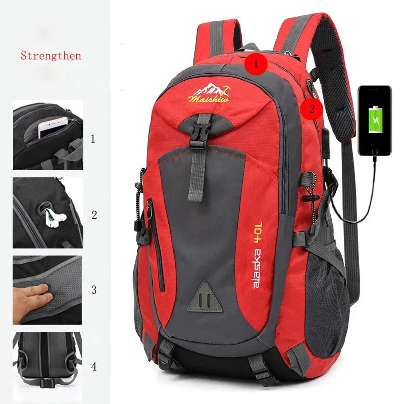 Sac à dos pour hommes multifonctionnel 13
