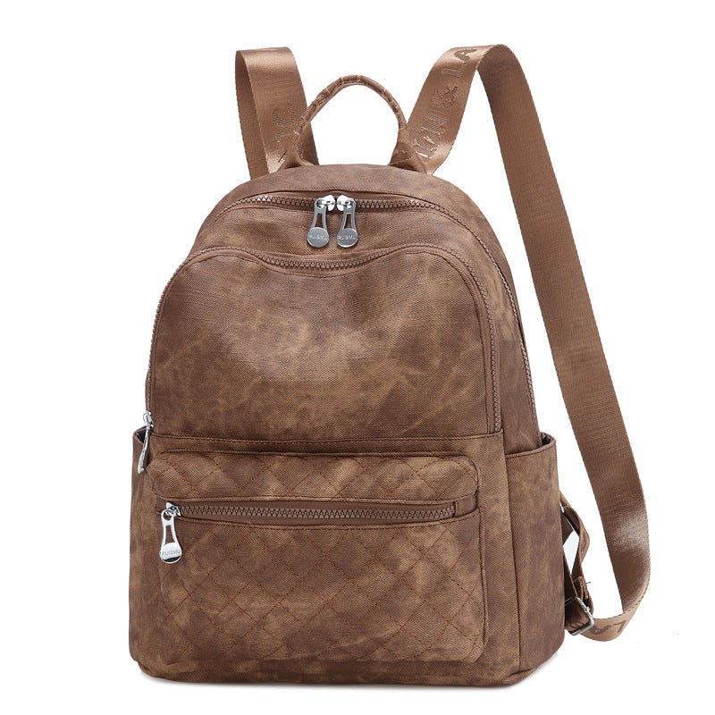 Sac à dos Femme Matelassé Vintage Style Rétro - Foivo