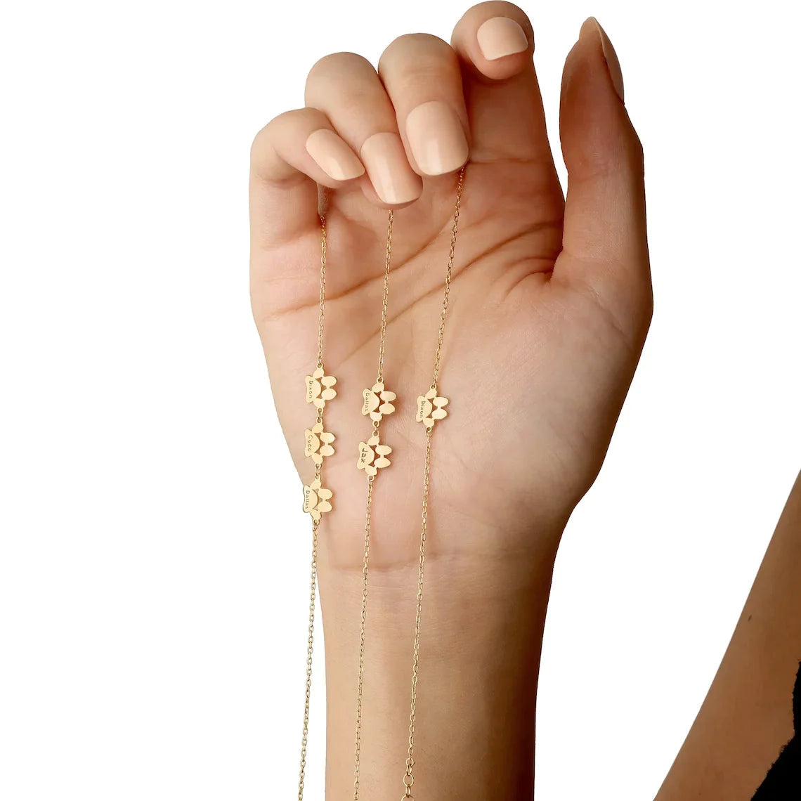 Collier Chien Personnalisé avec Patte de Chiot – Cadeau Émouvant pour Amoureux d'Animaux - BlxckFR