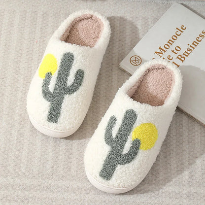 Chaussons douillets femme broderies de Noël