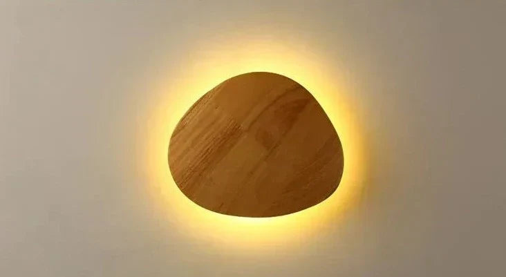 Lampe Murale Bois Naturel Écologique