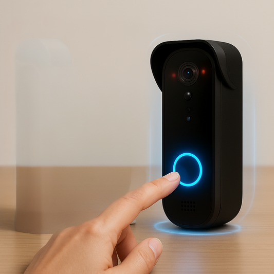 Caméra de Porte Wi-Fi avec Vision Nocturne et Notifications Rapides - Foivo