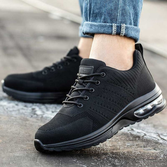 Chaussures de Travail Respirantes pour Femmes | Pointe Métallique Antidérapante - BlxckFR