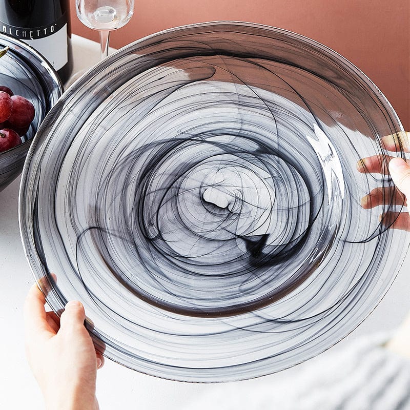Saladier En Verre Irrégulier Design Contemporain 4