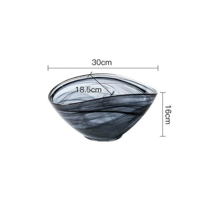 Saladier En Verre Irrégulier Design Contemporain 6