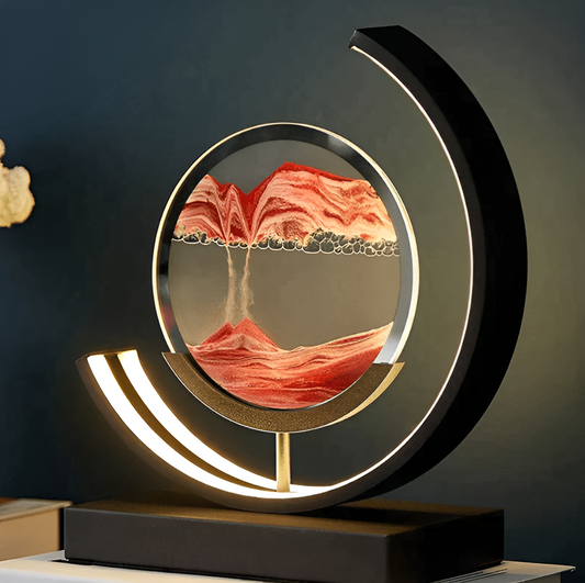 Lampe de Sable Réglable Télécommandée pour Atmosphère Chaleureuse - Foivo