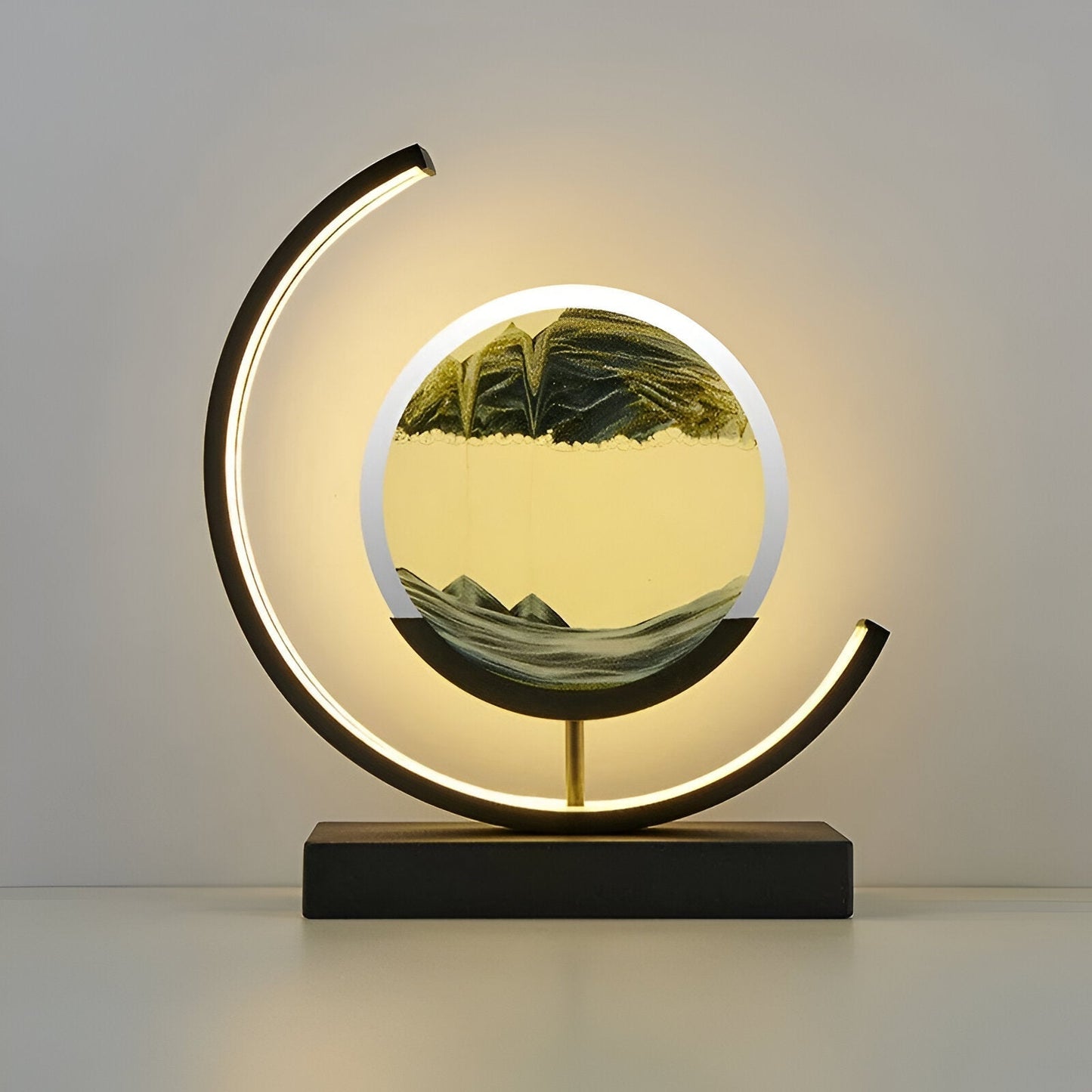 Lampe de Sable Réglable Télécommandée pour Atmosphère Chaleureuse