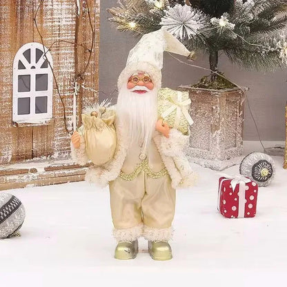 Décoration de Noël Luxe Père Noël avec Sac Cadeaux
