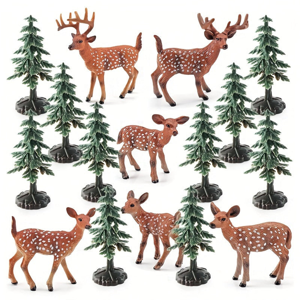 Décorations de Noël Renne de Bois Élégant