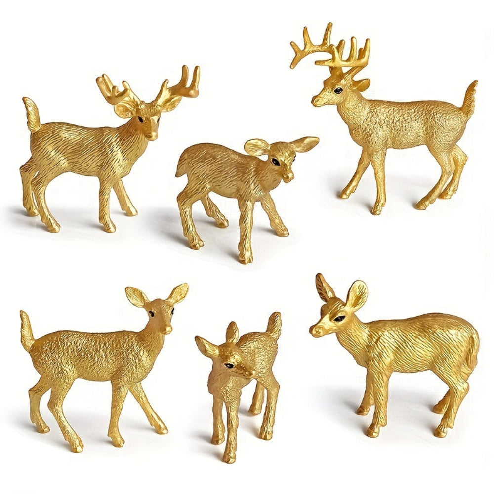 Décorations de Noël Renne de Bois Élégant