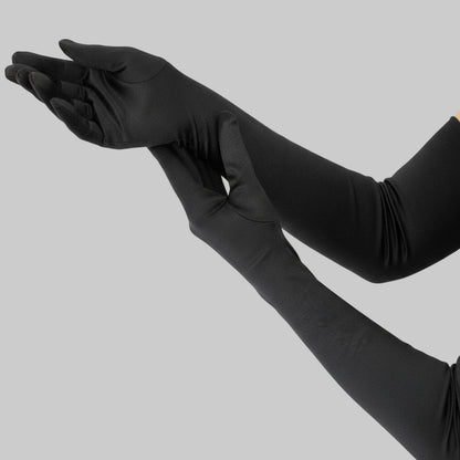 Gants de Soie Élégants pour Femmes Longs au Coude