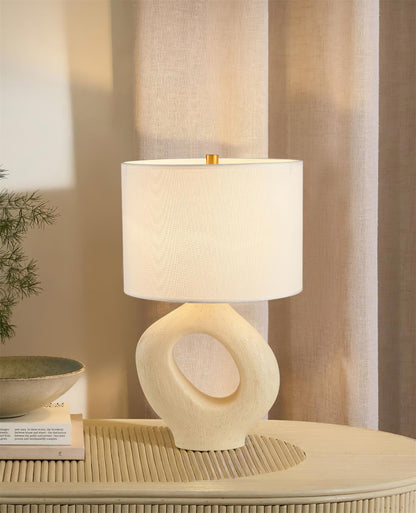 Lampe de Table en Verre Élégante et Chaudement Éclairante