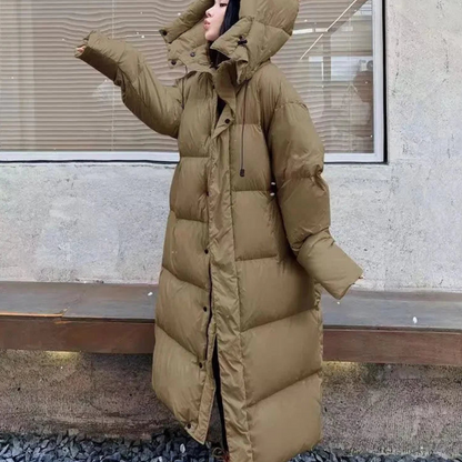 Veste Hiver Féminine Douillette à Capuche Isolée - Foivo