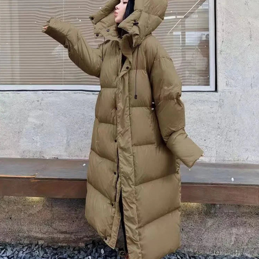 Veste Hiver Féminine Douillette à Capuche Isolée - Foivo