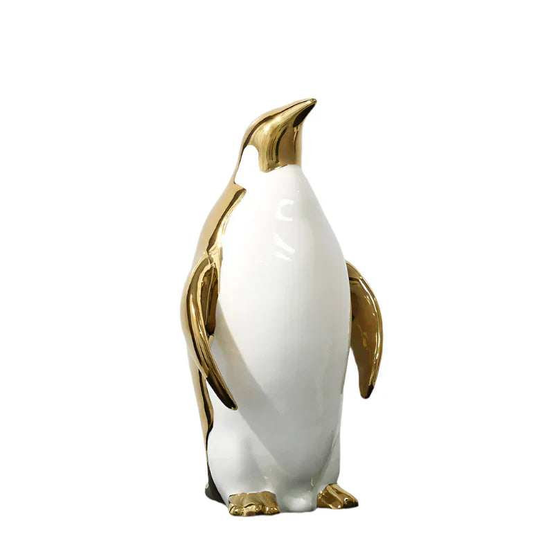 Figurine Pingouin Décoratif – Sculpture Élégante en Verre - BlxckFR
