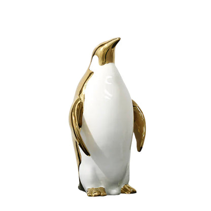 Figurine Pingouin Décoratif – Sculpture Élégante en Verre - BlxckFR
