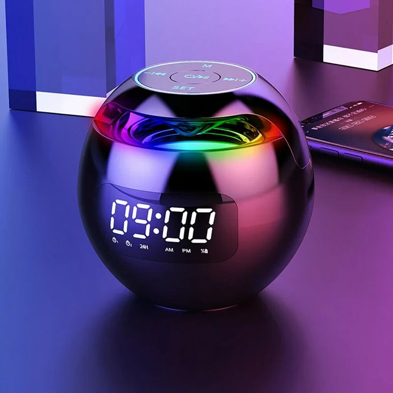 Réveil Bluetooth avec Lumière LED Colorée