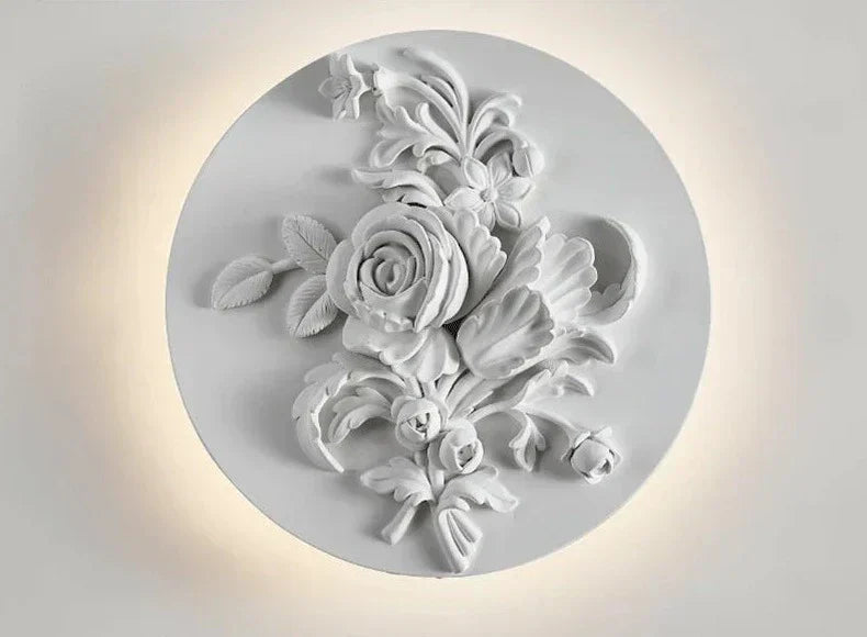Lampe Murale Rétro Circulaire Élégante