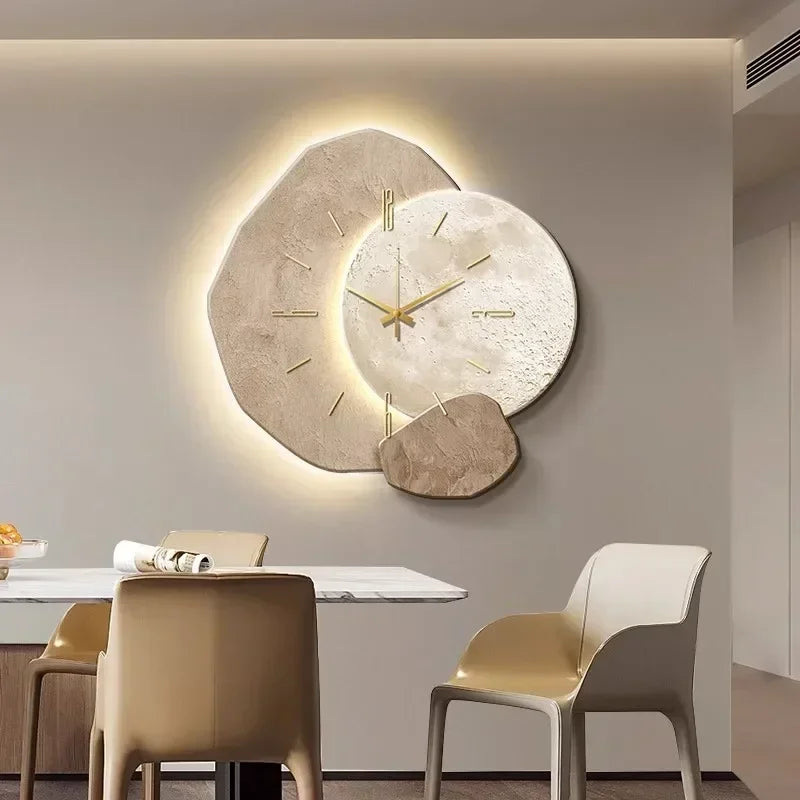 Horloge Décorative Murale en Chêne - Foivo