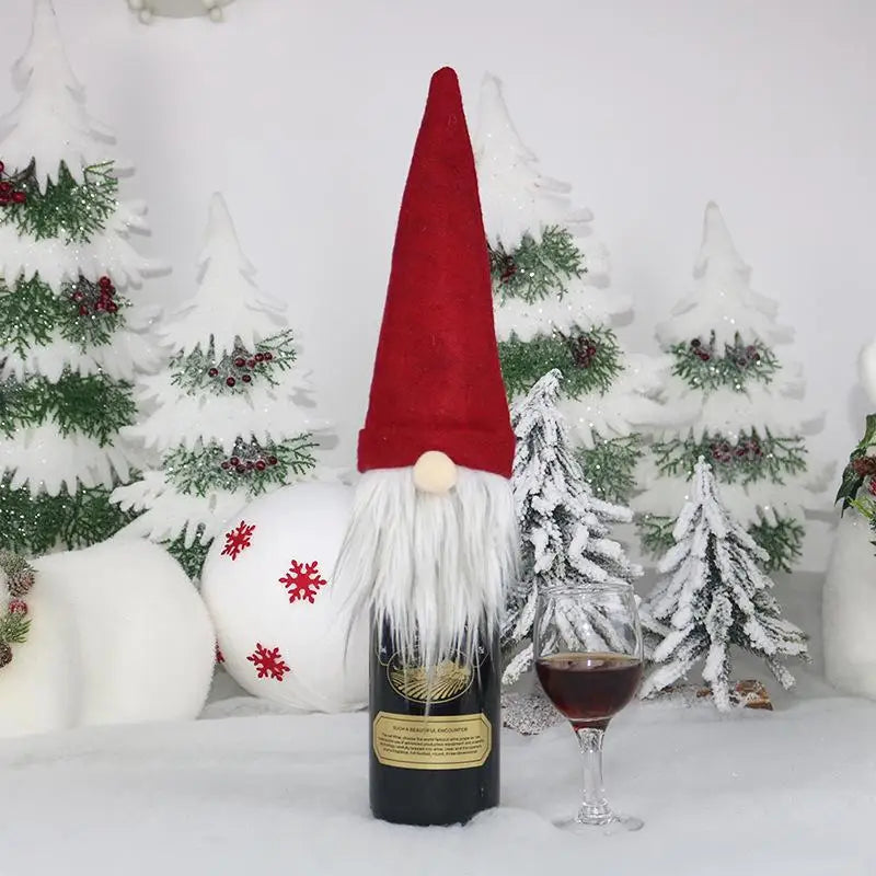 Housse de bouteille de vin Festive Élégante