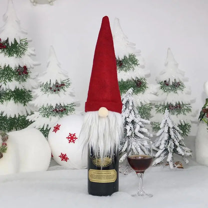 Housse de bouteille de vin Festive Élégante