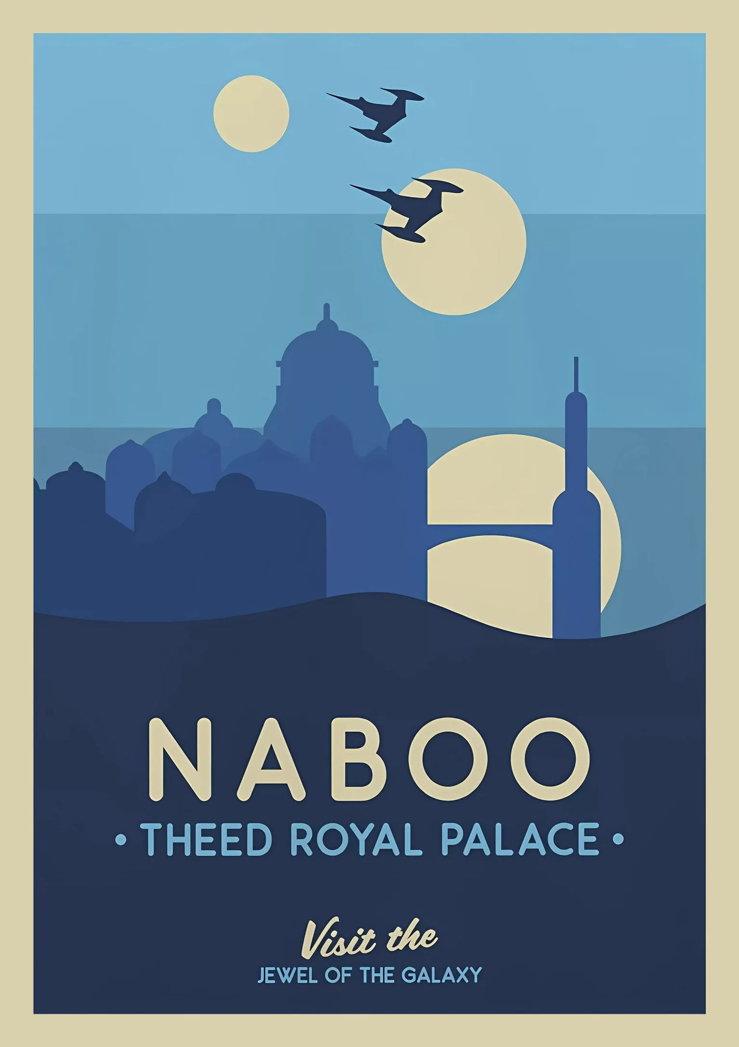 Affiche Star Wars Rétro Vintage