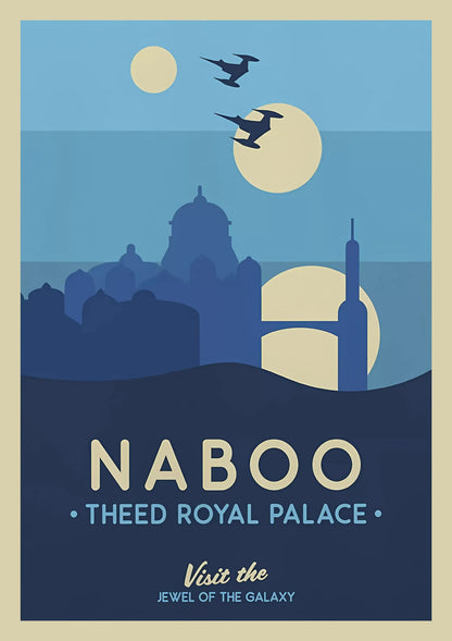 Affiche Star Wars Rétro Vintage