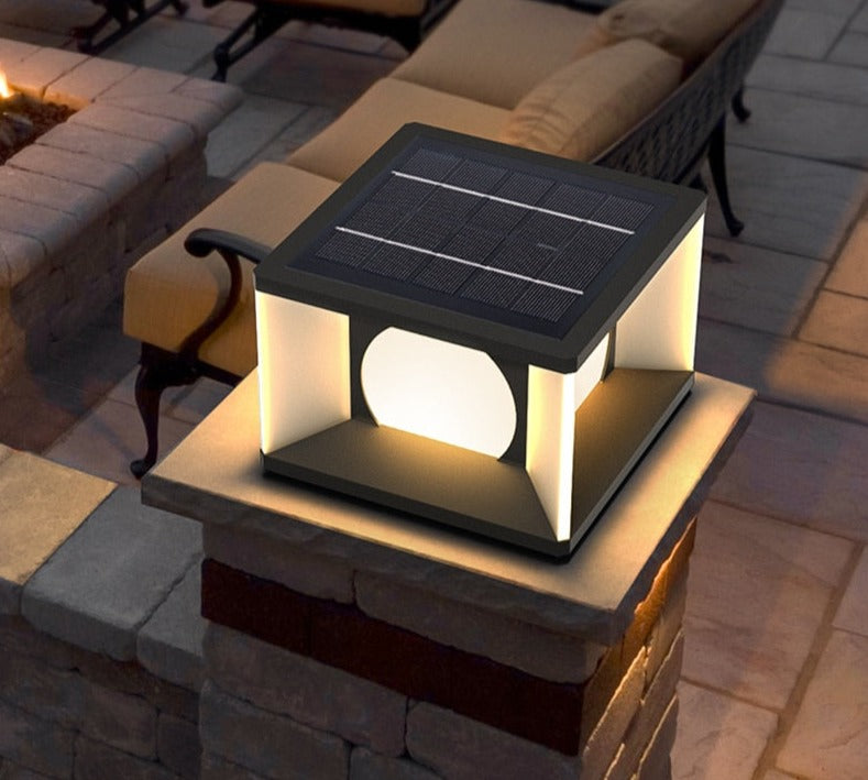 Lampe Solaire de Jardin Élégante et Écologique