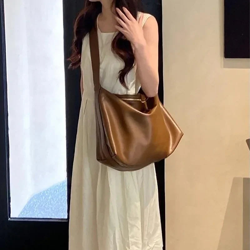 Sac à épaule Cuir Doux Tendance