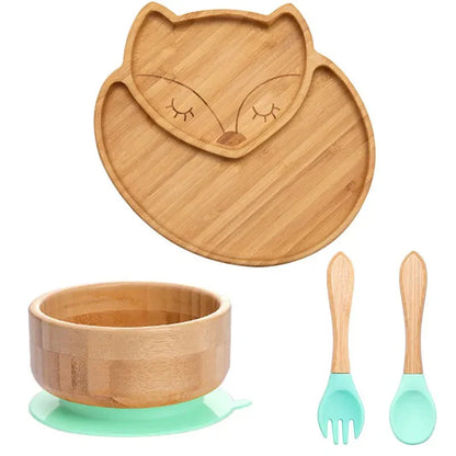 Assiette Bébé Écologique avec Ventouse