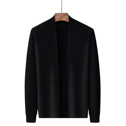 Cardigan Mince à Manches Longues avec Poches