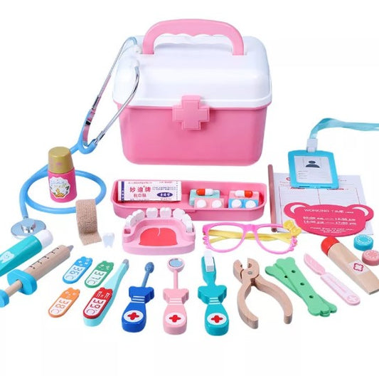 Jeux de Médecin Enfant - Costume et Stéthoscope Amusant - BlxckFR
