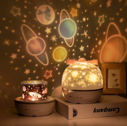 Lampe de Projection Étoilée Rechargeable