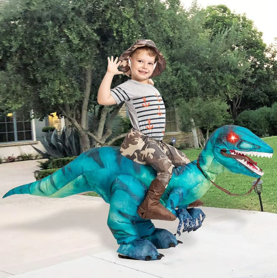 Costume Dinosaure Amusant pour Enfant Aventurier
