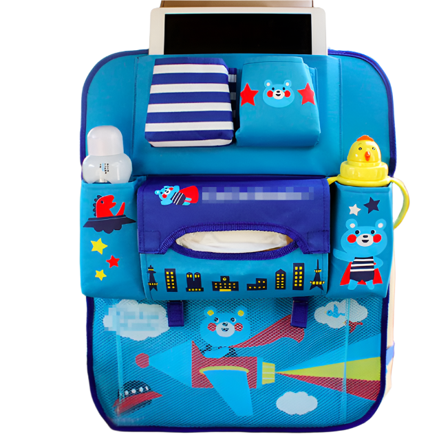 Organisateur de Siège Auto Enfant | Rangez Votre Voiture en Voyage - BlxckFR