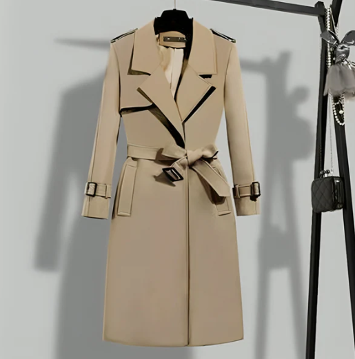 Manteau cintré à fermeture éclair double boutons - BlxckFR